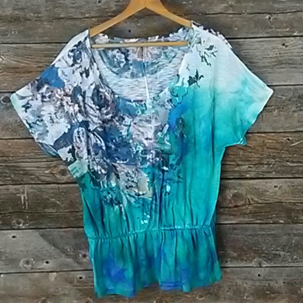 Lane Bryant 18/20 short sleeve blouse